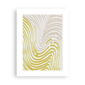 Poster - Komposition mit sanfter Biegung - 30x40 cm