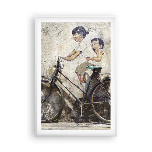 Poster in einem weißen Rahmen - Richtig oder falsch? - 61x91 cm