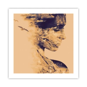 Poster - Von Natur aus schön - 50x50 cm