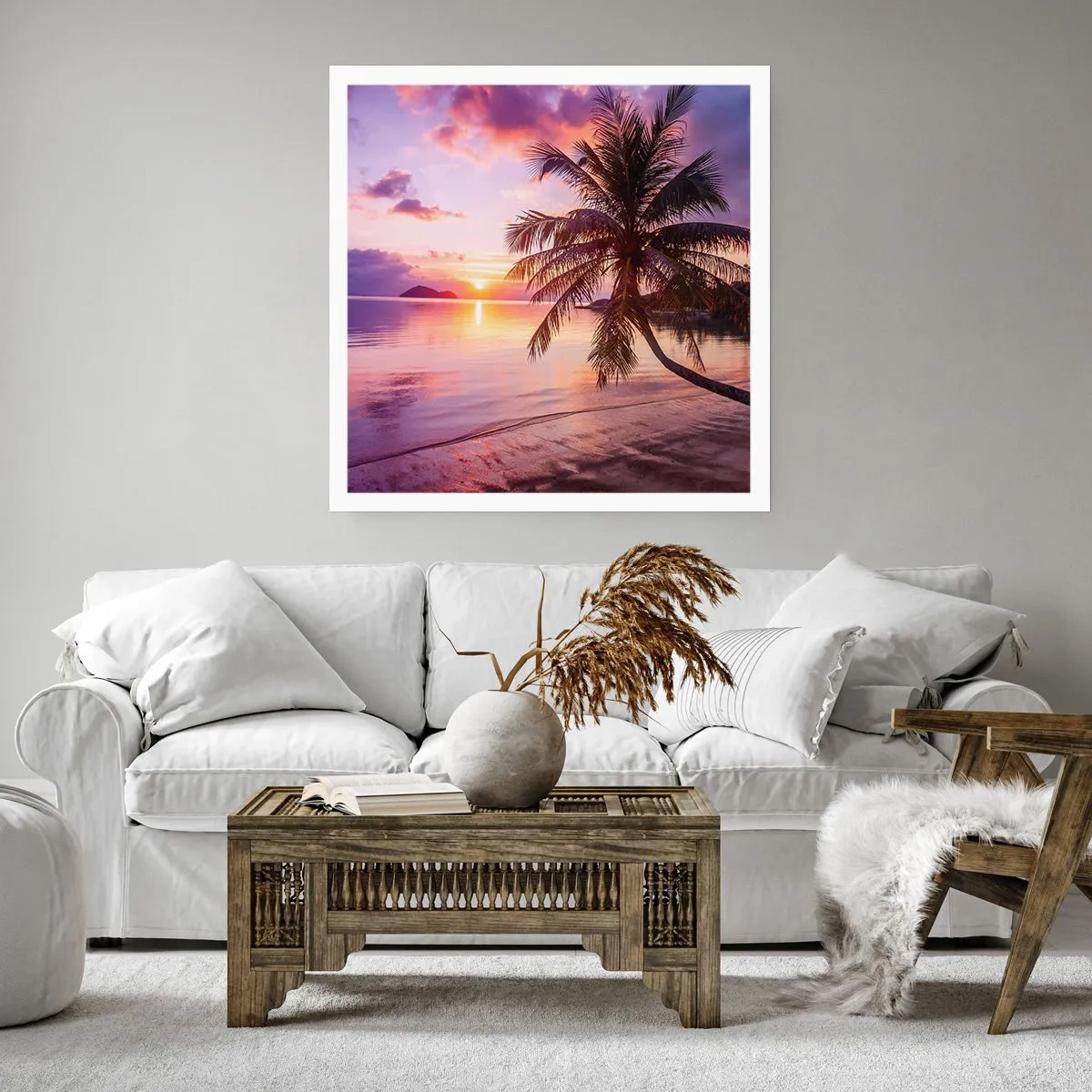 Poster - Behaglichkeit bis zum Horizont - 30x30 cm