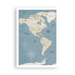 Poster - Die Welt liegt zum Greifen nah - 70x100 cm