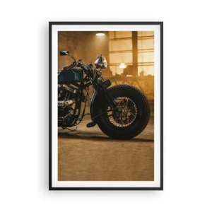 Poster in einem schwarzem Rahmen - Ich kann alles  - 61x91 cm