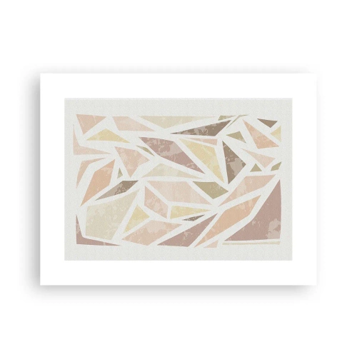 Poster - Buntglas-Komposition - 40x30 cm