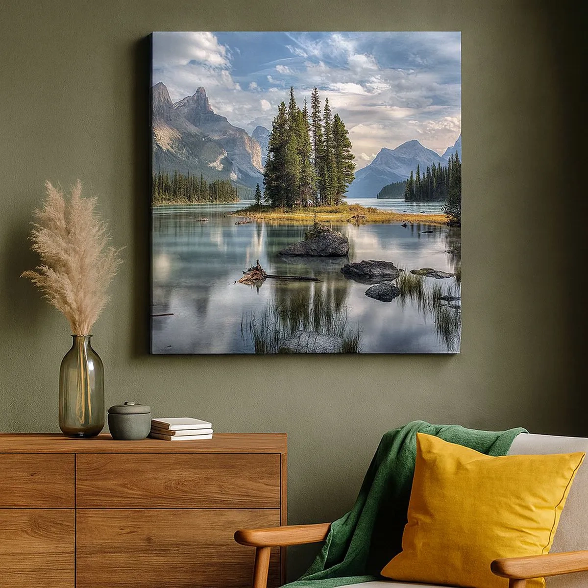 Bild auf Leinwand - Leinwandbild - An dem tollen und sauberen Wasser ... - 30x30 cm