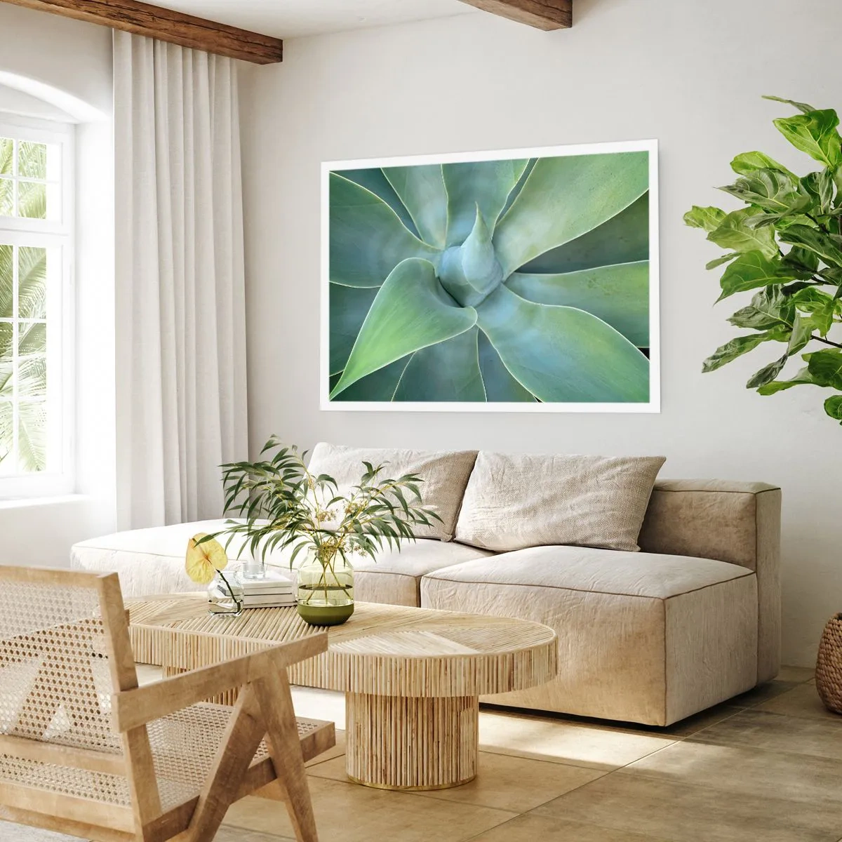 Poster - Geburt des Grüns - 50x40 cm