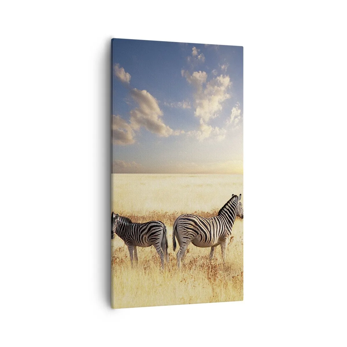 Bild auf Leinwand - Leinwandbild - Geh weg, sei nicht in Frieden - 55x100 cm