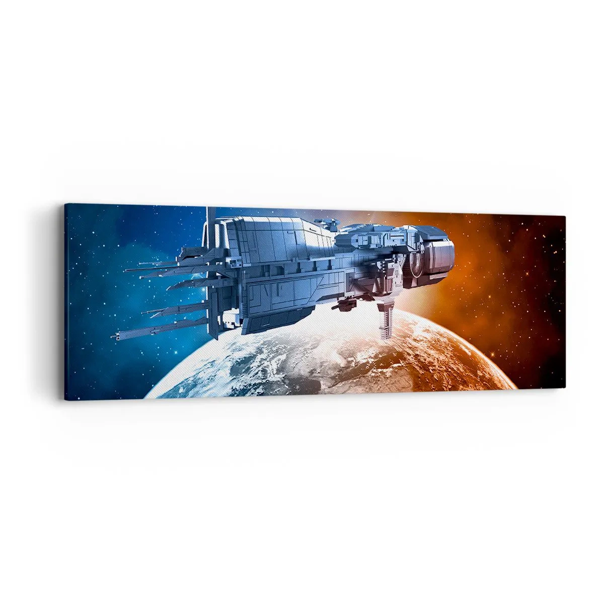 Bild auf Leinwand - Leinwandbild - Ein aufmerksamer Beobachter - 90x30 cm