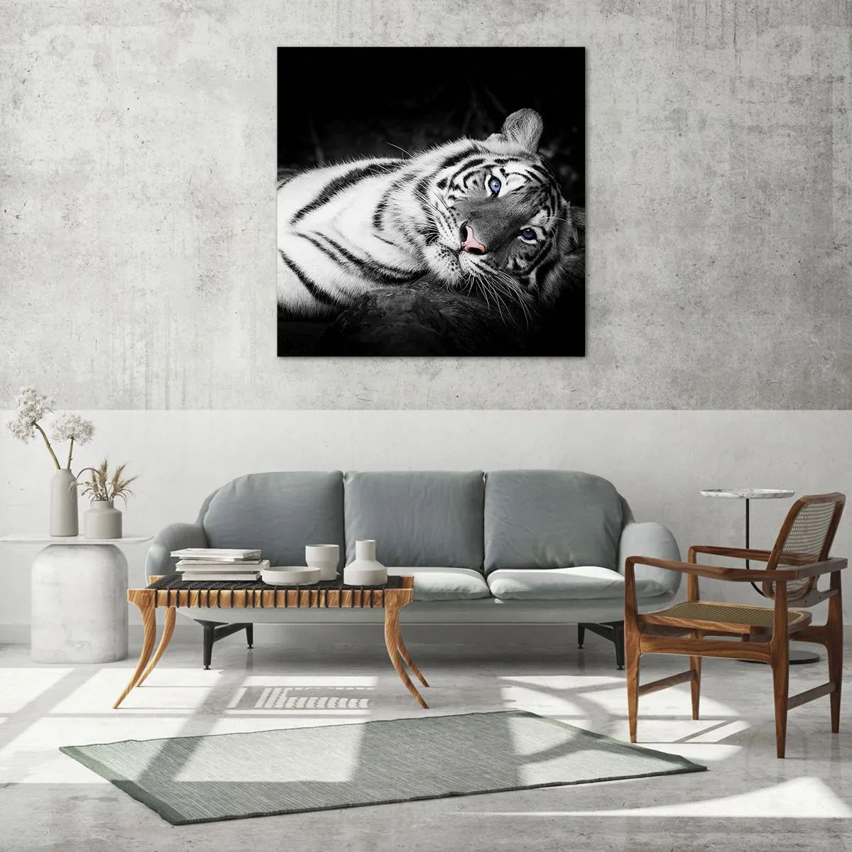 Glasbild - Bild auf glas - Wildnis und Frieden - 30x30 cm