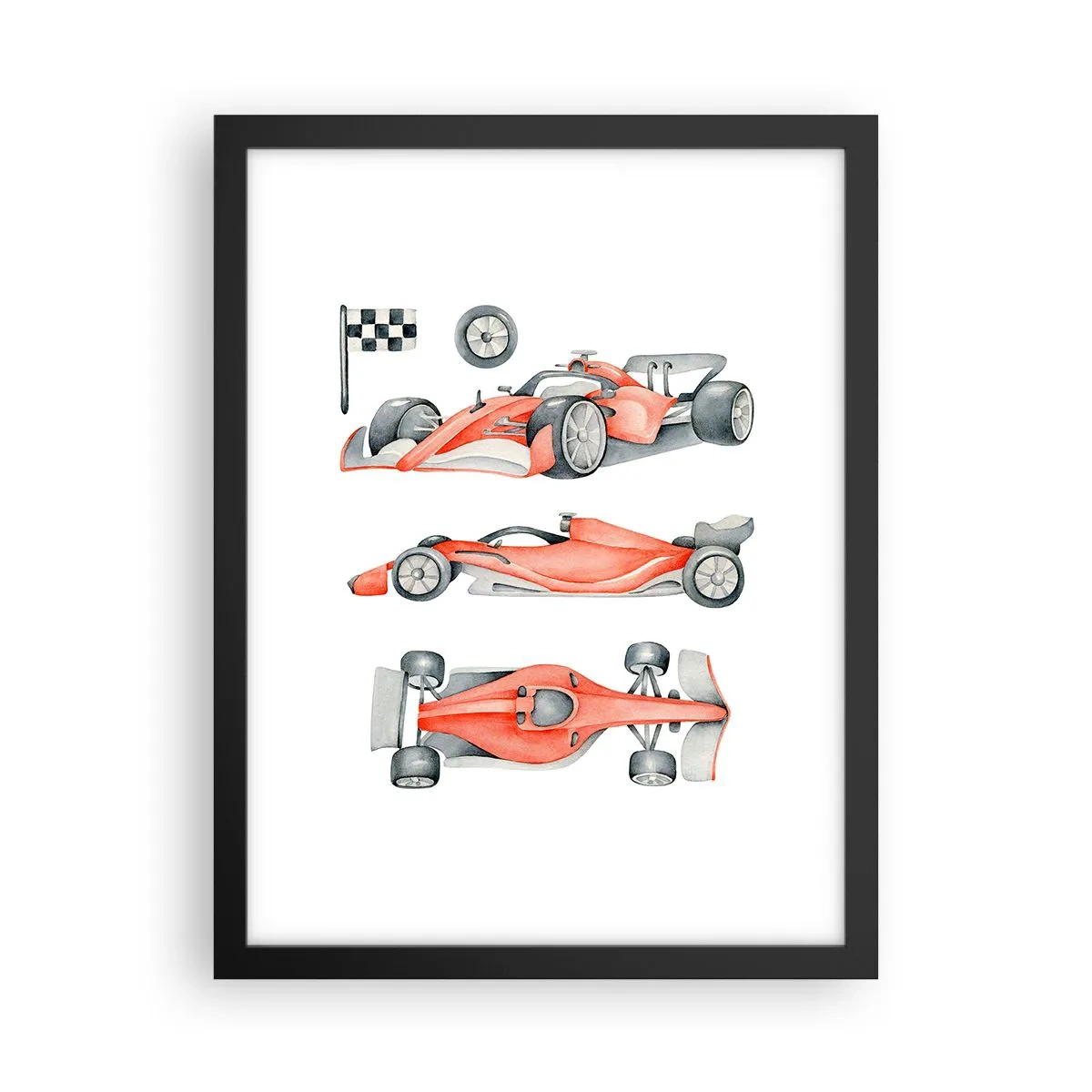 Poster in einem schwarzem Rahmen - Dem Traum folgen - 30x40 cm