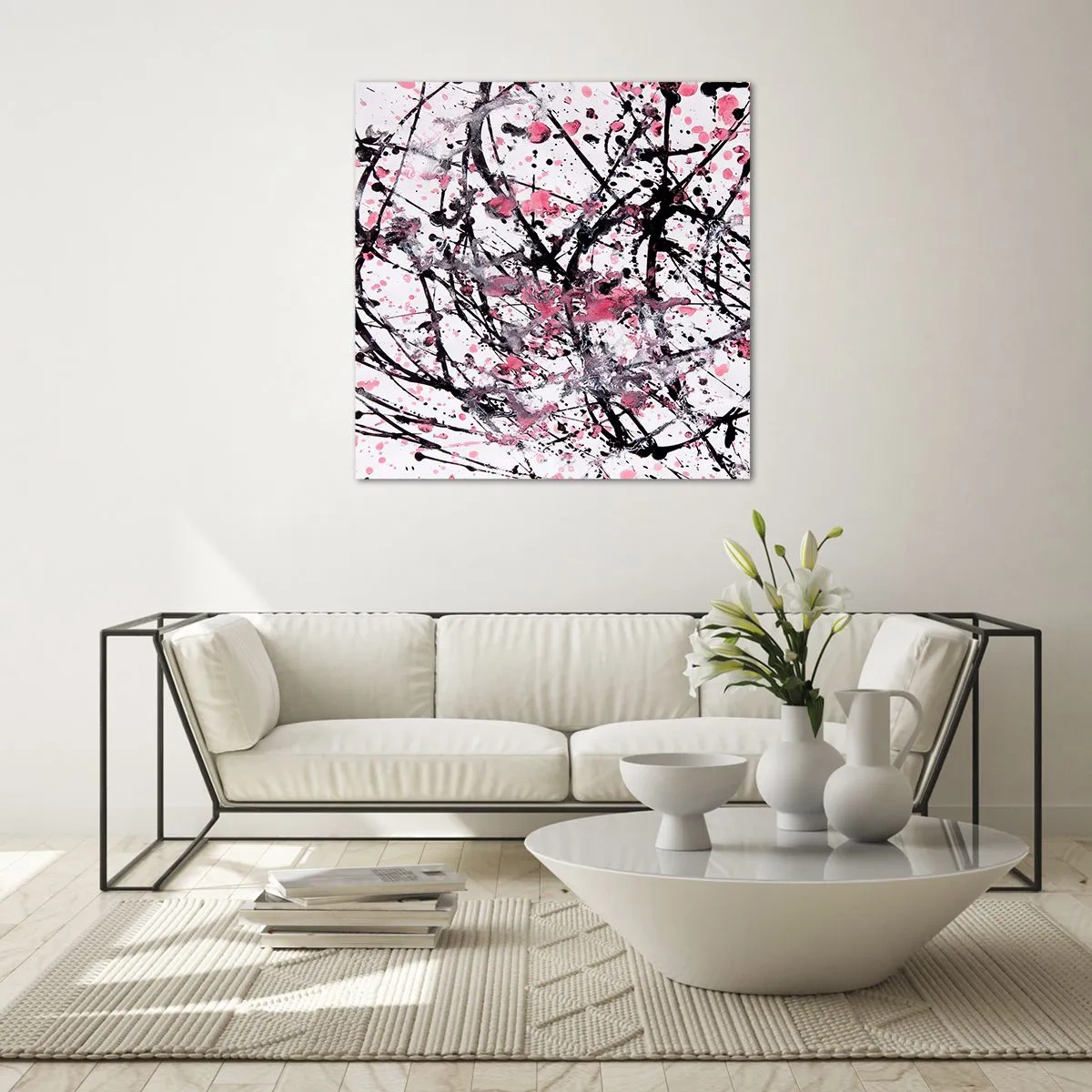 Glasbild - Bild auf glas - Die Flüchtigkeit des Lebens - 30x30 cm