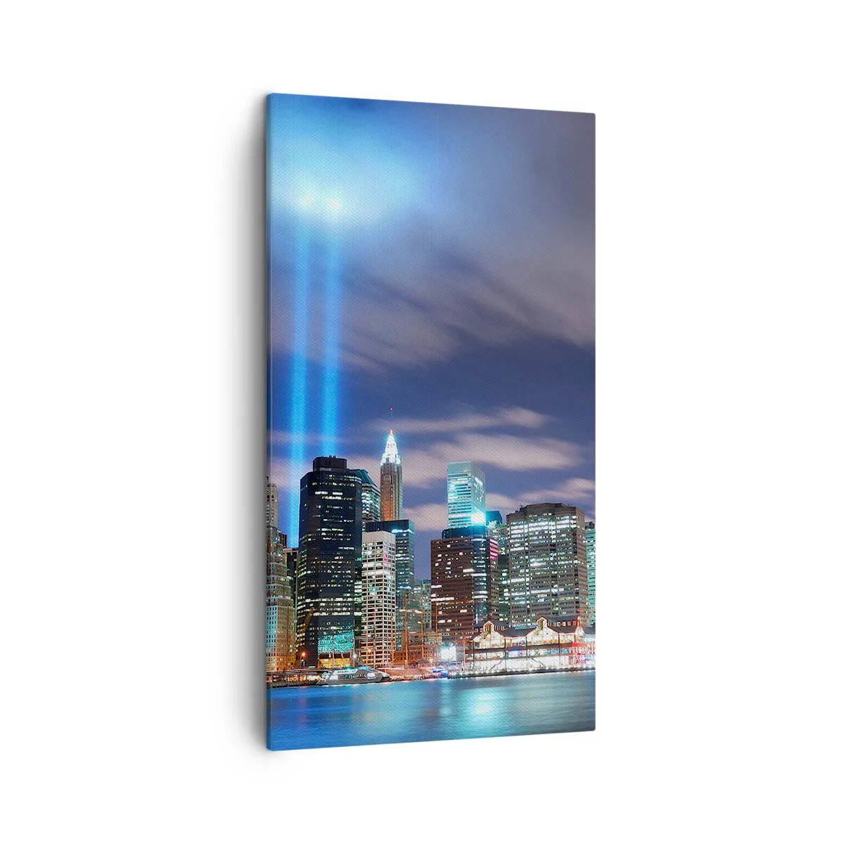 Bild auf Leinwand - Leinwandbild - Erreiche den Himmel mit dem Licht - 45x80 cm