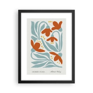 Poster in einem schwarzem Rahmen - Zur Erde, zur Sonne - 30x40 cm