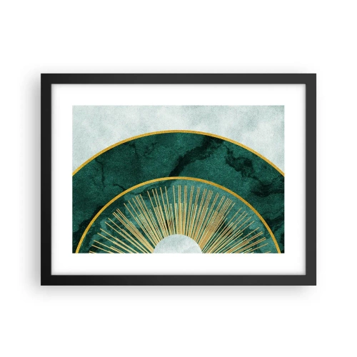 Poster in einem schwarzem Rahmen - Anderes Sonnensystem - 40x30 cm