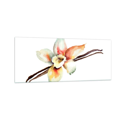 Glasbild - Bild auf glas - Süße mit Farbe verschüttet - 100x40 cm