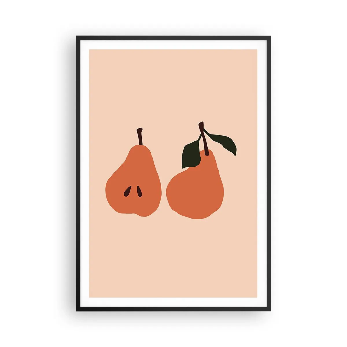 Poster in einem schwarzem Rahmen - Pure Süße - 70x100 cm