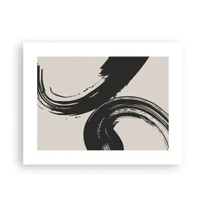 Poster - Ausladend und kreisförmig - 40x30 cm