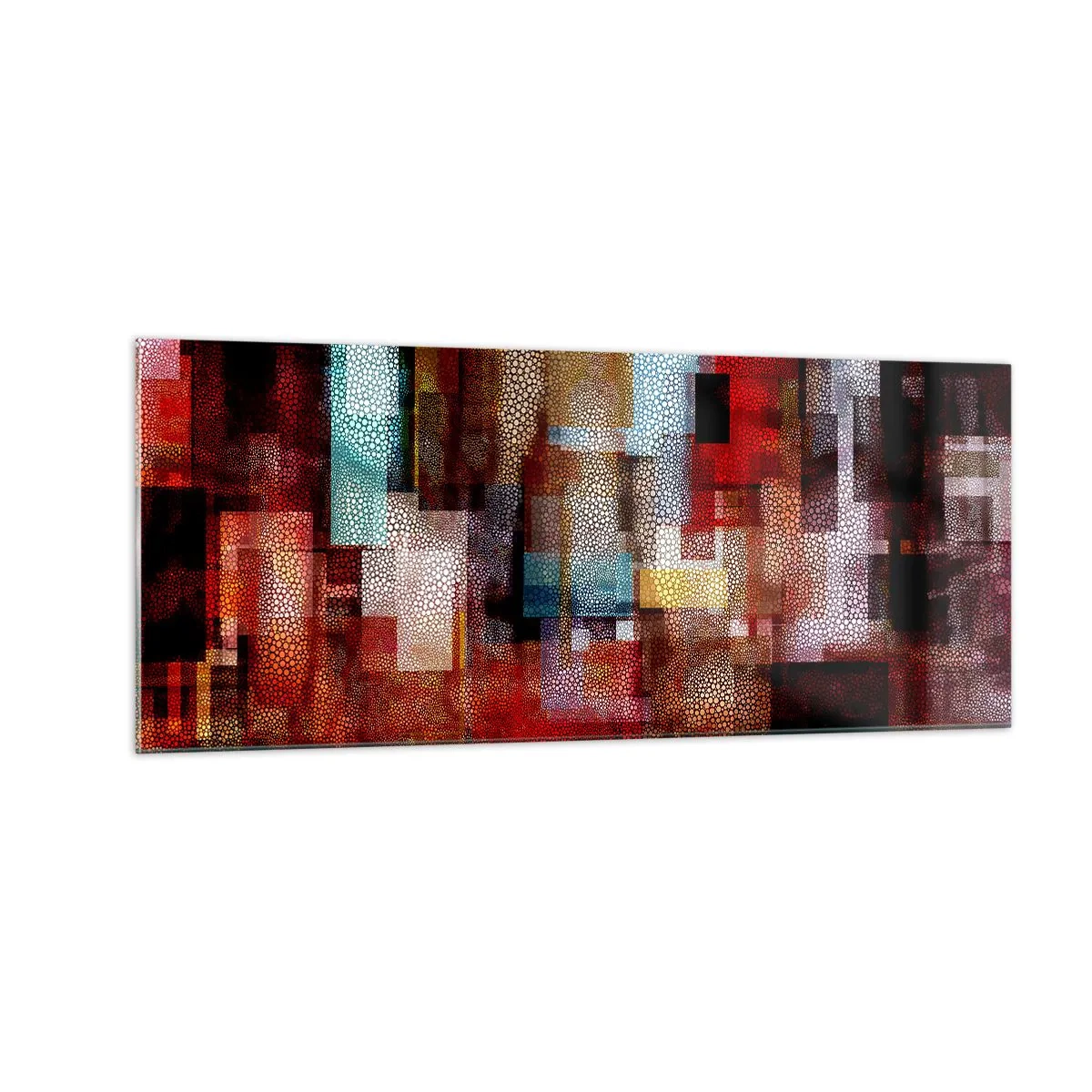 Glasbild - Bild auf glas - Verwirrung mit Verwirrung - 100x40 cm