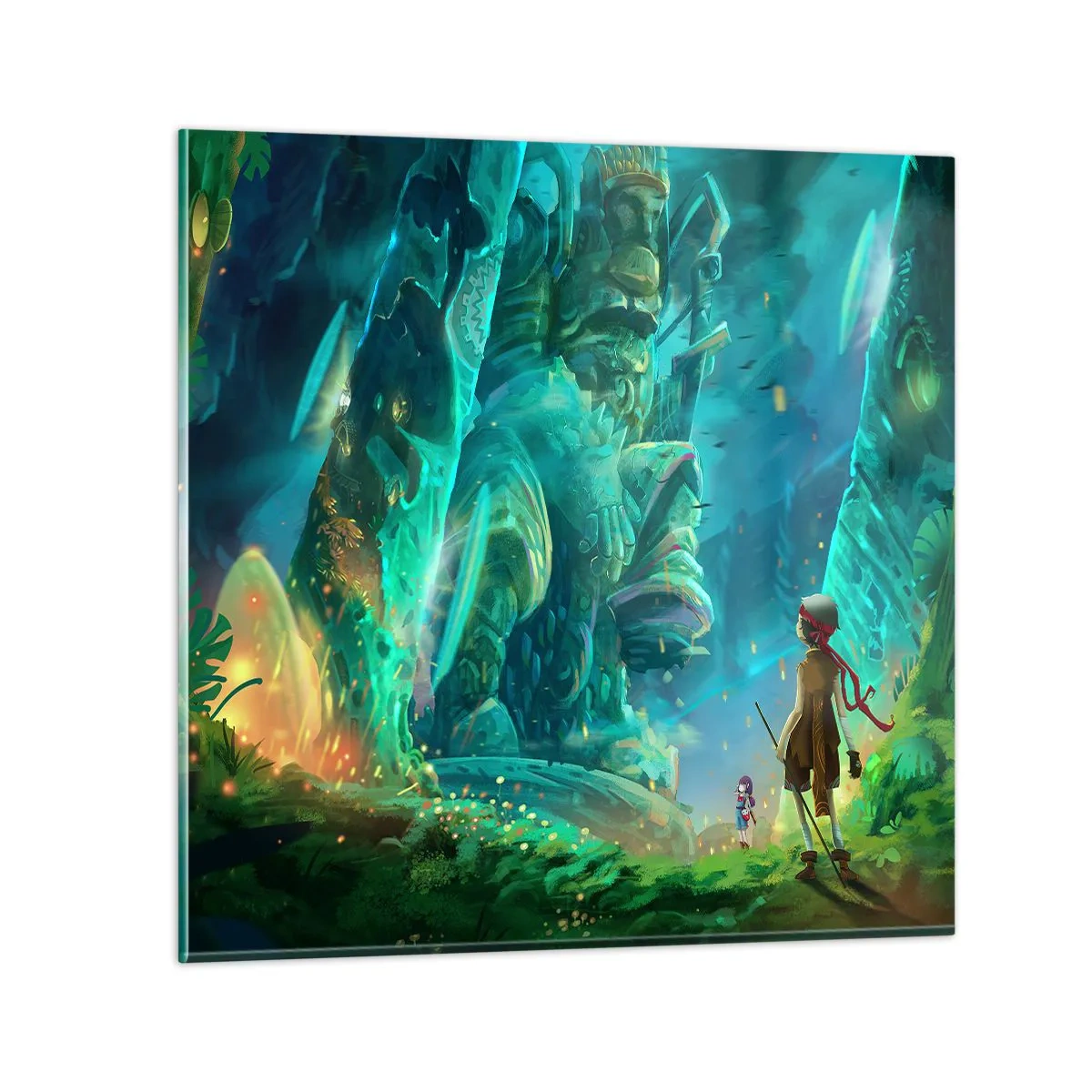 Glasbild - Bild auf glas - Aus dem großen Märchenbuch - 70x70 cm