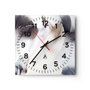 Wanduhr - Glasuhr - Fast engelhaft - 40x40 cm