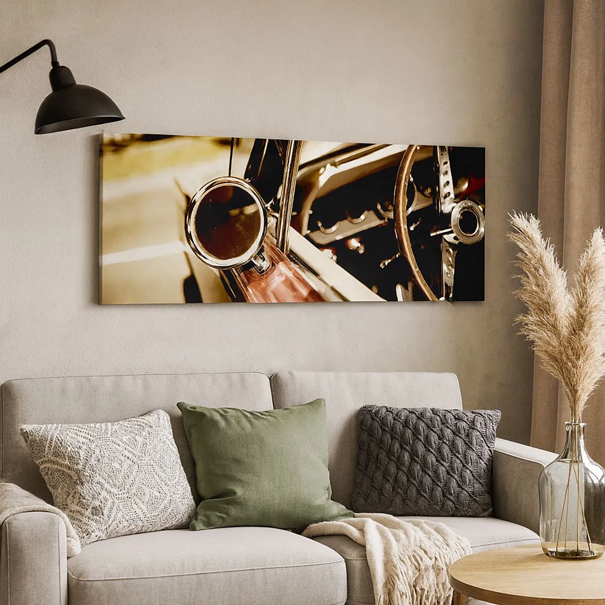 Bild auf Leinwand - Leinwandbild - Ein Auto mit Seele - 100x40 cm