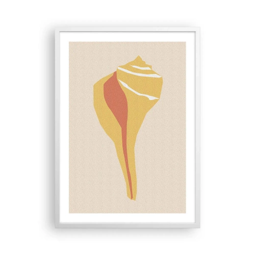 Poster in einem weißen Rahmen - Organische Abstraktion – Wachstum - 50x70 cm