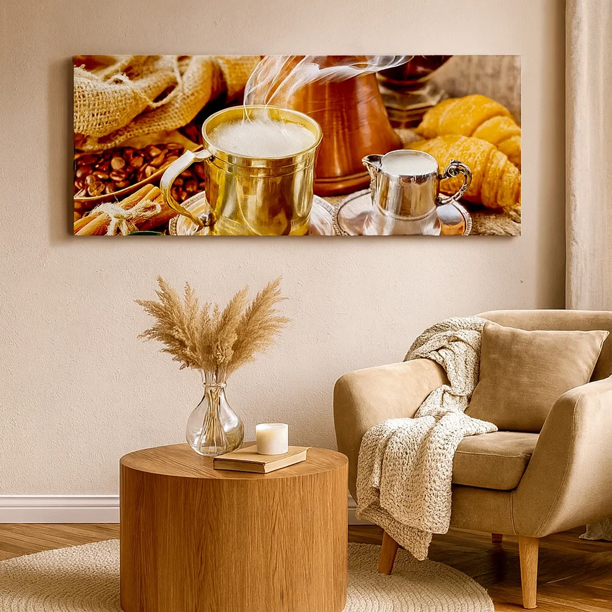 Bild auf Leinwand - Leinwandbild - Schönen Tag noch! - 30x30 cm