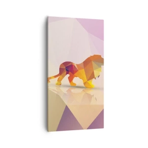 Bild auf Leinwand - Leinwandbild - Der Diamantenkönig - 55x100 cm