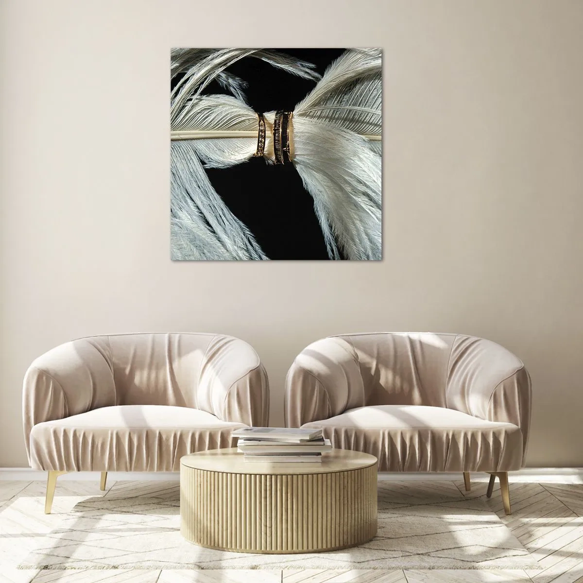 Glasbild - Bild auf glas - ... und ich werde dich nicht verlassen ... - 70x70 cm