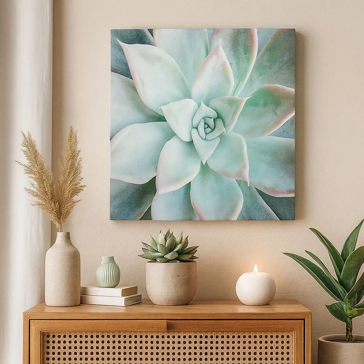 Bild auf Leinwand - Leinwandbild - Das Herz der Wüste - 30x30 cm