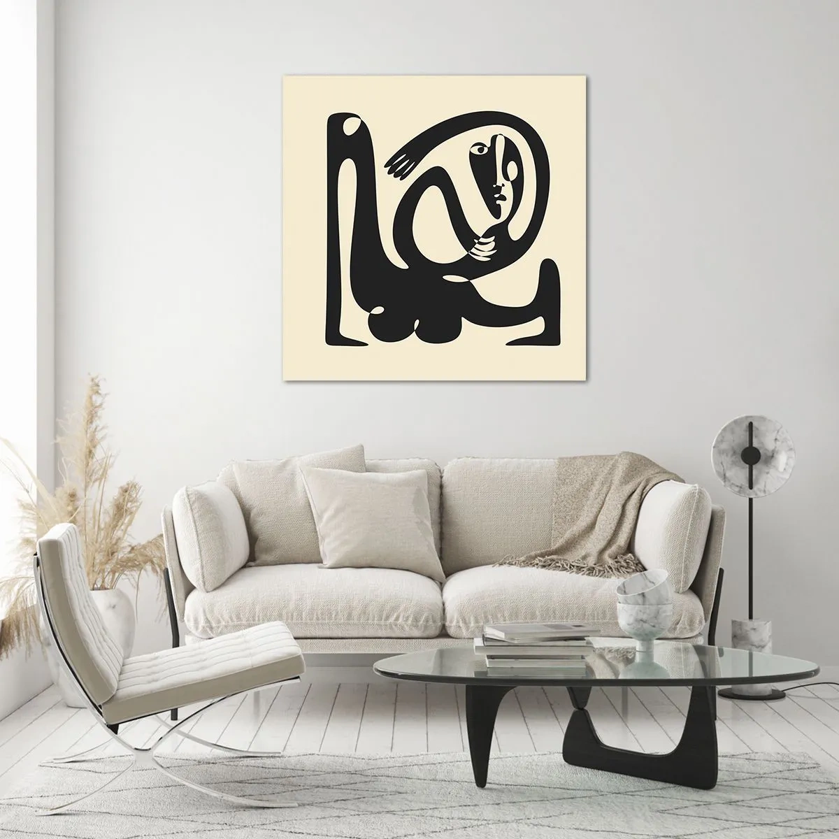 Glasbild - Bild auf glas - Fast wie Picasso - 30x30 cm