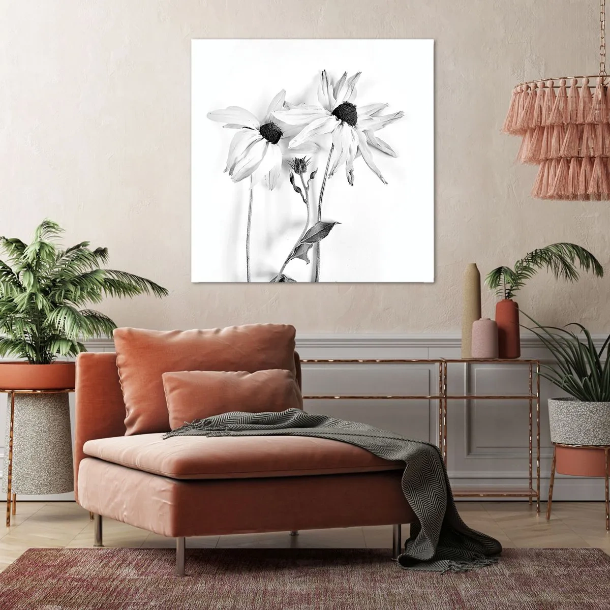 Bild auf Leinwand - Leinwandbild - Niemand will allein sein - 30x30 cm
