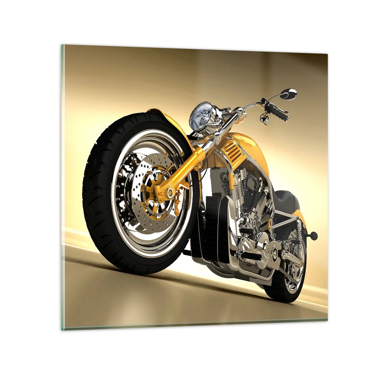 Glasbild - Bild auf glas - Ein Traum von Kraft und Geschwindigkeit - 60x60 cm