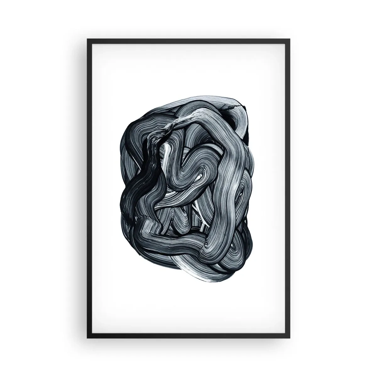 Poster in einem schwarzem Rahmen - Es ist nicht so einfach - 61x91 cm
