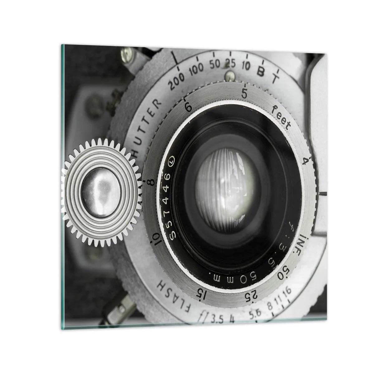 Glasbild - Bild auf glas - Eine Story über Hollywood - 60x60 cm