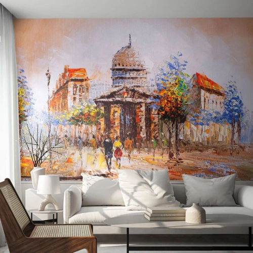 Fototapete Standard Eco - Pariser Spaziergang - Die Architektur, Stadt, Frankreich - 300x210 cm