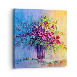Bild auf Leinwand - Leinwandbild - Sommergeschenk der Wiese - 30x30 cm