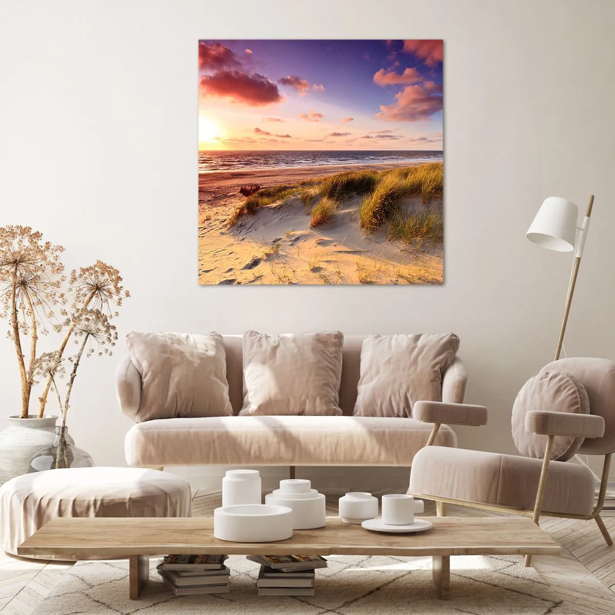 Bild auf Leinwand - Leinwandbild - Die Luft riecht schon im Sommer - 40x40 cm