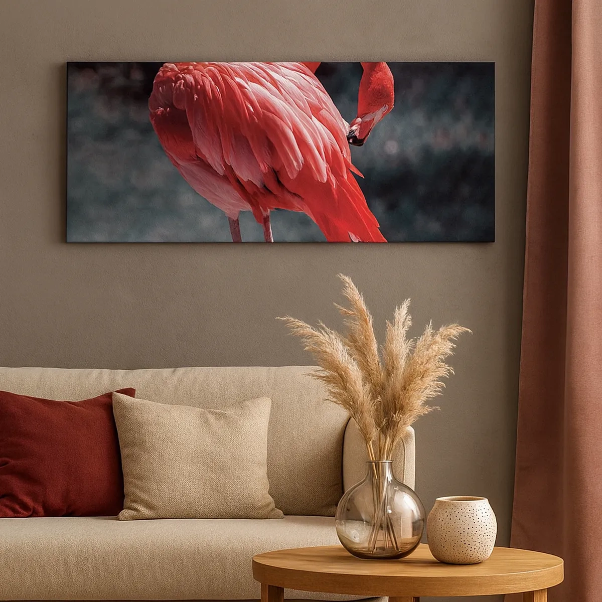 Bild auf Leinwand - Leinwandbild - Ein purpurrotes Gedicht der Natur - 30x30 cm