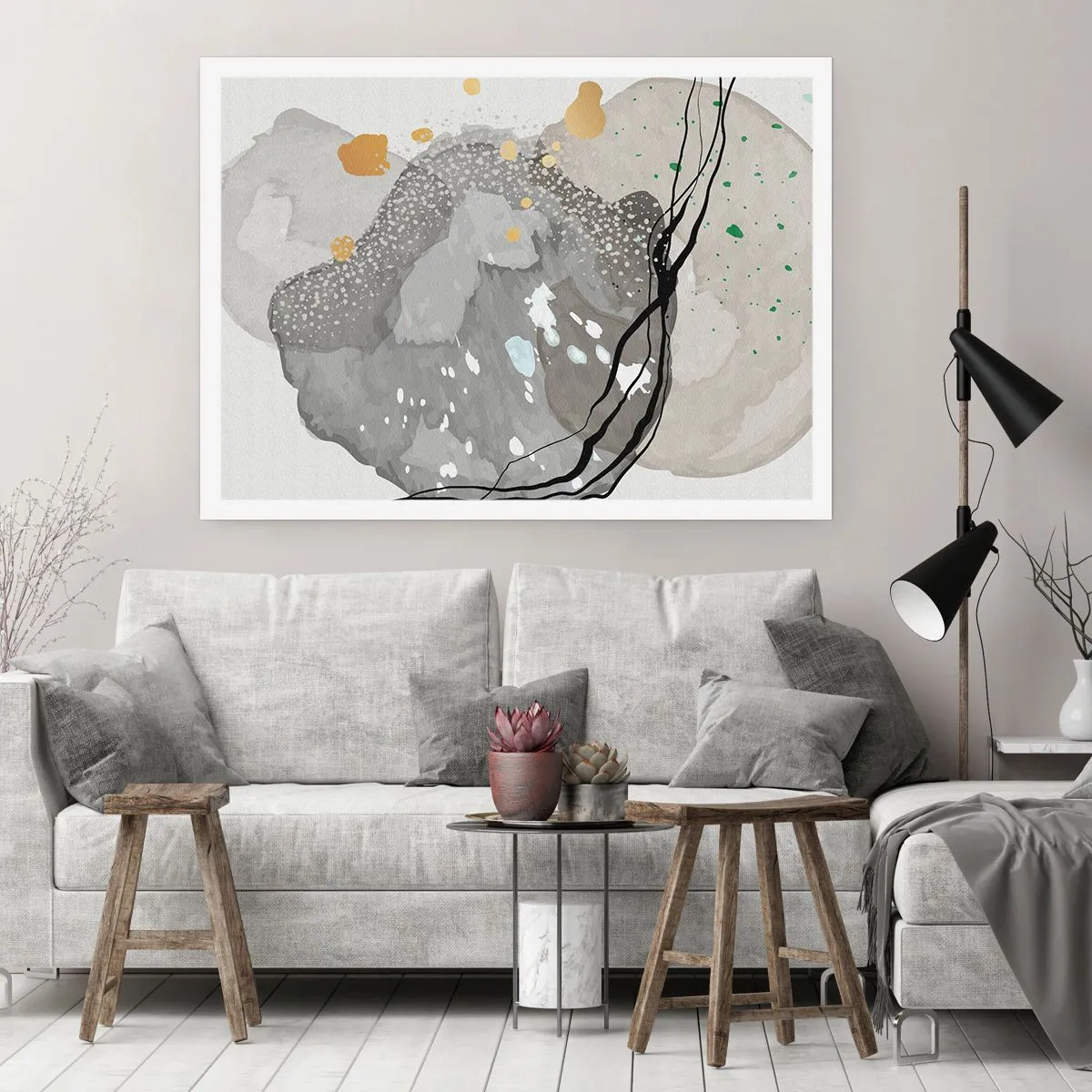 Poster - Organische Komposition - 91x61 cm