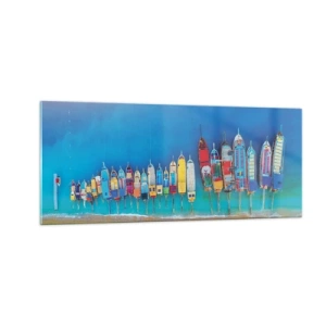 Glasbild - Bild auf glas - Aus der Vogelperspektive - 100x40 cm