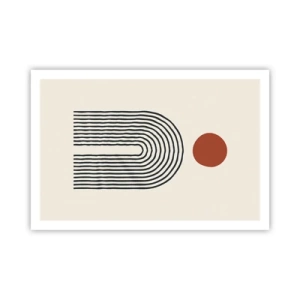 Poster - Magnetismus von Formen und Farben - 91x61 cm