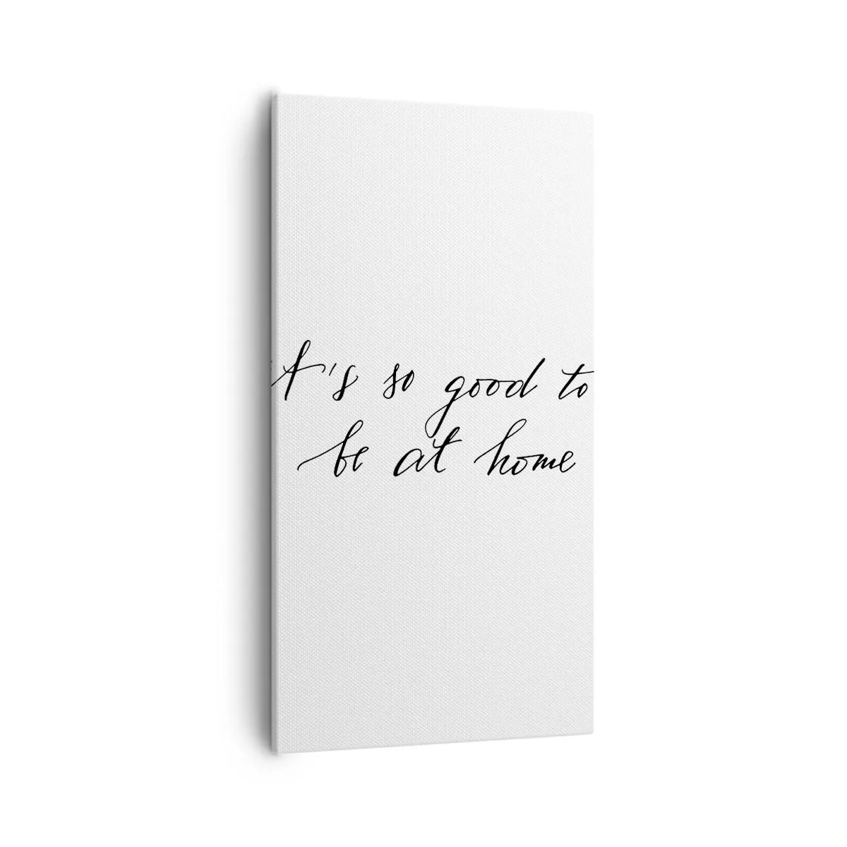 Bild auf Leinwand - Leinwandbild - Die ganze Wahrheit - 55x100 cm