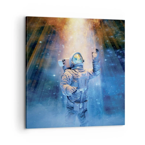 Bild auf Leinwand - Leinwandbild - Endlich am Ende - 60x60 cm