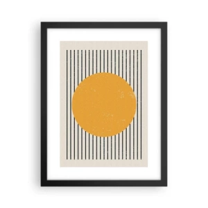 Poster in einem schwarzem Rahmen - Die Kraft der Einfachheit - 30x40 cm