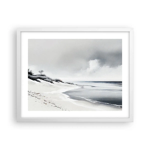 Poster in einem weißen Rahmen - Für immer zusammen - 50x40 cm