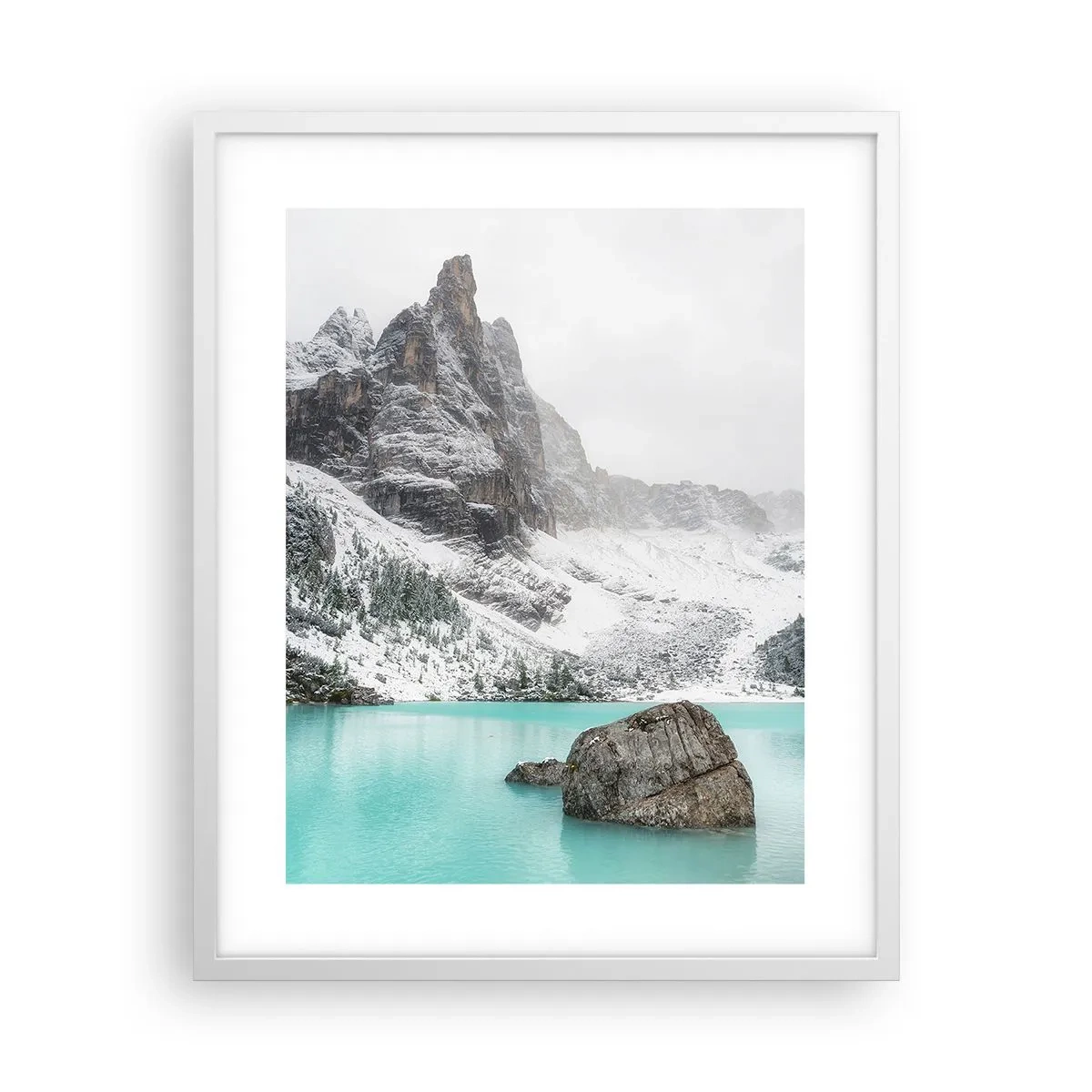 Poster in einem weißen Rahmen - Auf der Hut - 40x50 cm