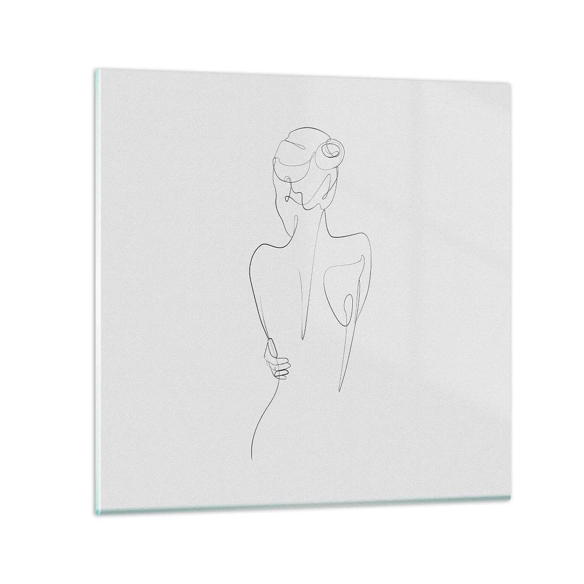 Glasbild - Bild auf glas - Körpermusik - 70x70 cm