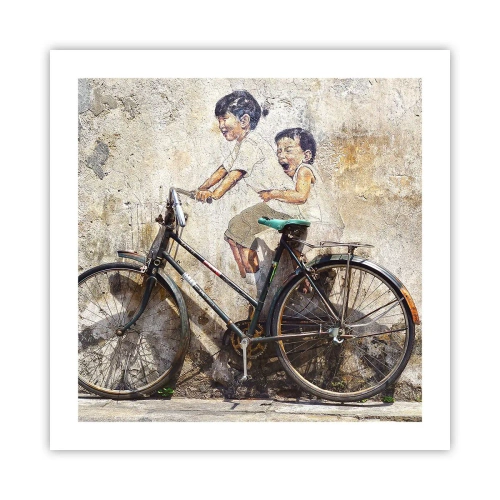 Poster - Richtig oder falsch? - 50x50 cm