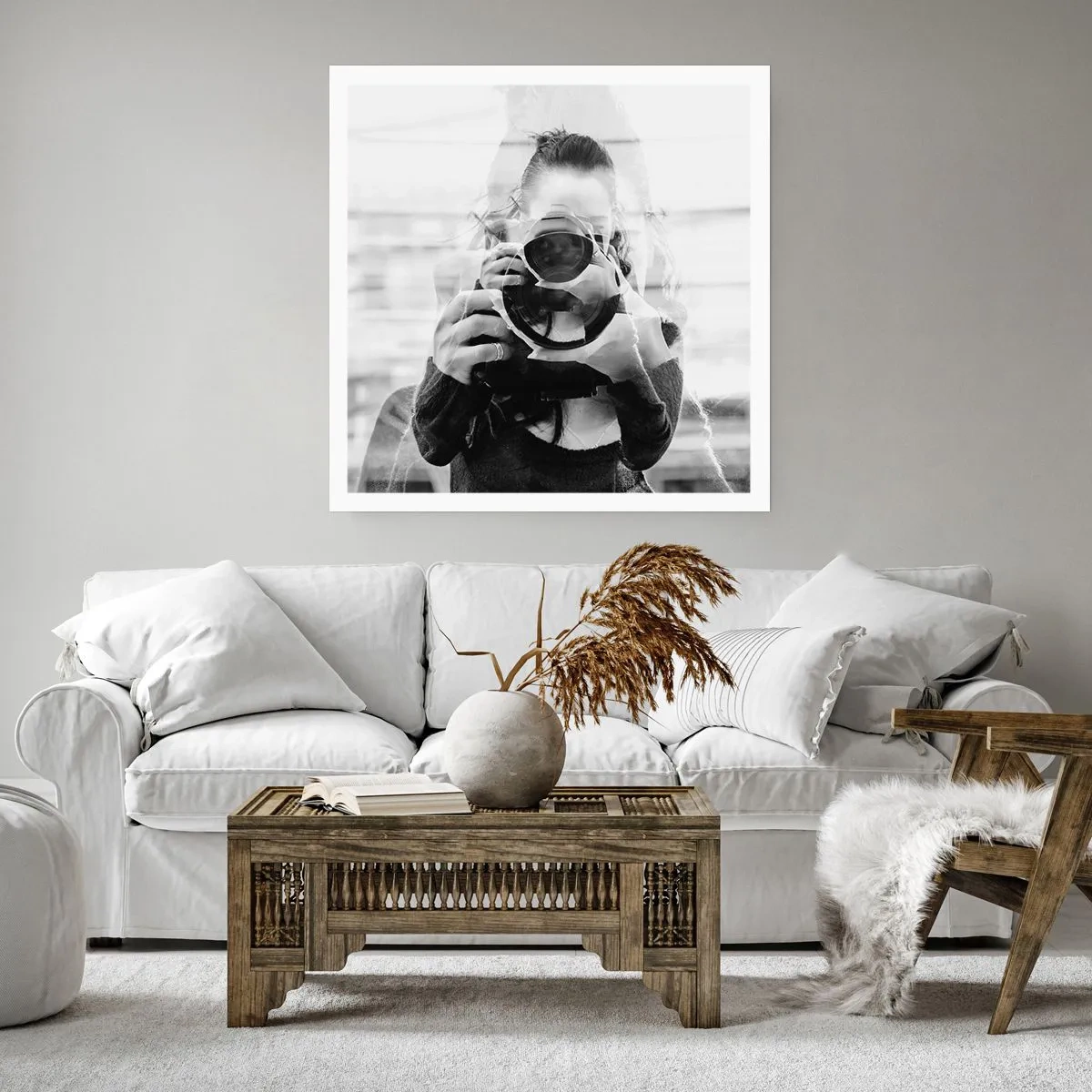 Poster - Schöpfer und Material - 60x60 cm