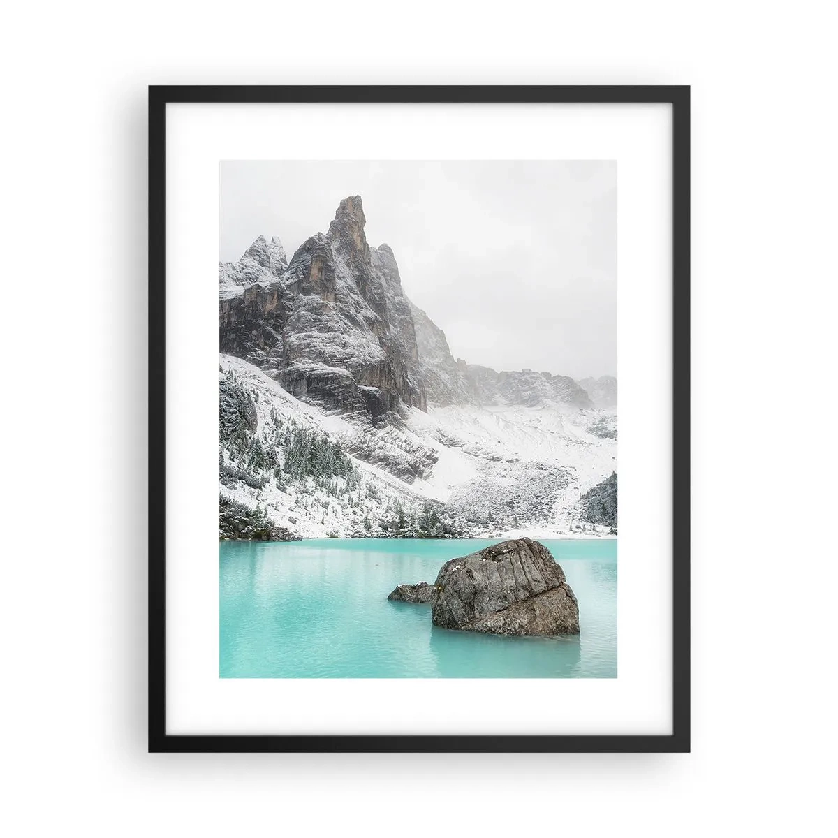 Poster in einem schwarzem Rahmen - Auf der Hut - 40x50 cm